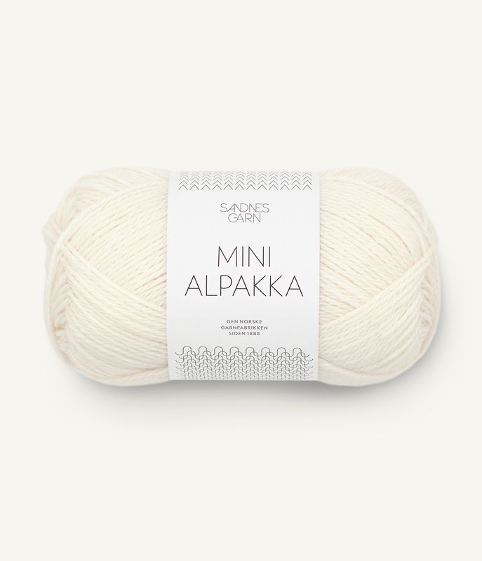 Mini Alpakka 1012 Natural White